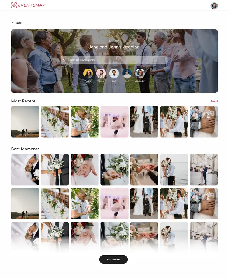 Posy wedding photo gallery